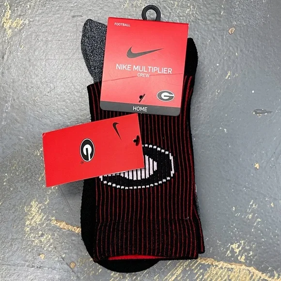 Nike Underwear Socks Nike Georgia Bulldogs Uga Socks On